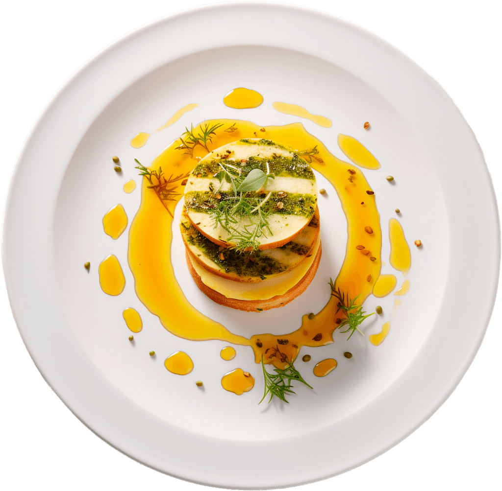 Зеленый гербарий decorative image bottom